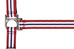 HKM 567341 Licol en Nylon avec Mousqueton Motif Drapeau Taille S