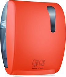 Mar Plast A8752RAR Elektrische scooterhanddoeken, Soft Touch/doorzichtig oranje, 405 x 224 x 320mm