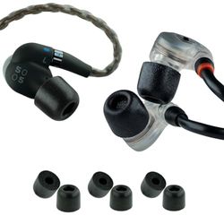 Comply TX-500 - Aislamiento con cancelación de Ruido para Auriculares con Espuma de Memoria (Talla M, 3 Pares) Color Negro