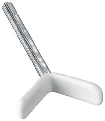 ABUS Henry 73154 Adaptador de pinça para portas e escadas (2 unidades), cor branca