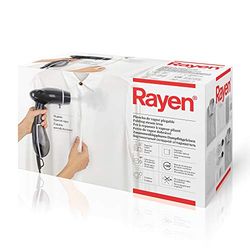 Rayen | Verticaal stoomstrijkijzer | reisstrijkijzer | afneembare tank 140 ml | opvouwbare laptop | afmetingen: 26 x 16,5 x 12 cm