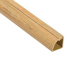 D-Line Kwadrant Cable Trunking | Populair alternatief voor vloerbekleding | 1 meter lengte - Stainable Oak