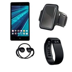 Woo - Telefono Pack casiopea III qc 5 IPS 1gb 8gb 2cam and6.0 smartband Negro