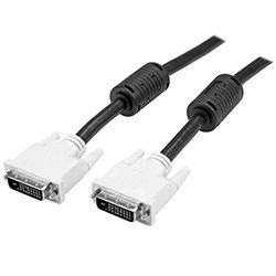 StarTech.com Cable de 5m DVI-D de Enlace Doble - Cable de Vídeo Digital para Monitor DVI-D Macho a Macho - Negro - 2560x1600
