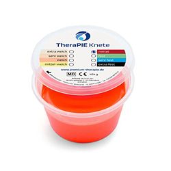 TheraPIE knet, 454 gram (1 pund), terapi knetmassa, styrka motstånd: medel (röd)