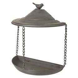 Trixie Bañera para Montar a la Pared - 400 ML y 22 × 25 × 11 cm - Gris - para Pájaro