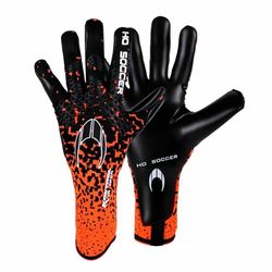 HO Soccer Premier Knit Tech Club Orange, guanti da portiere, unisex, per bambini, arancione/nero 6