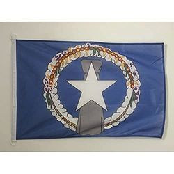 AZ FLAG Bandiera Navale Isole Marianne 45x30cm - Bandiera Maritima Statunitense 30 x 45 cm speciale Nautismo, Padiglione Nautico