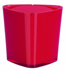 Spirella 10.15492 Trix Acrylique Poubelle Rouge