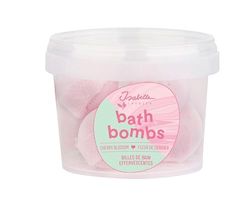 Isabelle Laurier - Set di 5 bombe da bagno effervescenti - Palline da bagno con 98% di ingredienti naturali - profumo di fiori di ciliegio