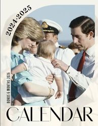 Calendar 2024 - 2025: Celeb and Entertainment, UK, Scotland, Rol & N Ireland bank Holidays, Jan 2024 to Jun 2026, 30 Months, 17" x 11" Opened, Thick & ... Gift For Beloved Fan, Kalendar, Calendrier