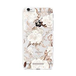 ERT GROUP mobiltelefonfodral för Iphone 6/6S originalt och officiellt licensierat Babaco mönster Flowers 044 optimalt anpassad till formen på mobiltelefonen, gedeeltelijk transparant