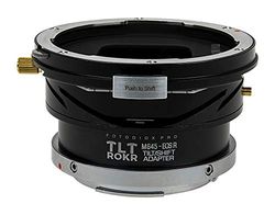 Fotodiox Pro TLT ROKR - Adattatore per obiettivo inclinabile/spostamento compatibile con obiettivi Mamiya 645 (M645) su corpo fotocamera mirrorless Canon RF