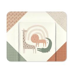 Julius Zöllner Matelas à langer, 65 x 75 cm, imperméable et lavable, fabriqué en Allemagne, certifié Oeko-Tex Standard 100, Wild Friends GD