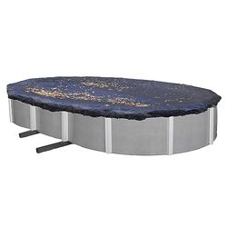 Blue Wave La saleté Defender Ovale Above Ground Feuille Net pour Piscine 16 by 25-Feet Noir