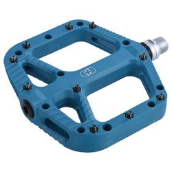 Oxford Produkter mountainbike pedaler loam 20 nylon platta pedaler. Chromolyy 9/16 tum axel. Förseglade lager. Blå
