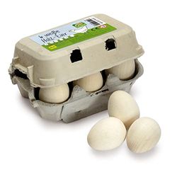 Erzi 17010 Witte Sixpack Eieren Speelgoed