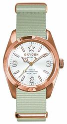 Oxygen unisex-armbandsklocka Nugget 38 Analog nylon vit EX-S-NUG-38-IV