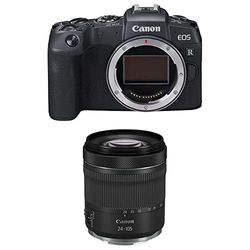 Canon EOS RP full frame mirrorless body (26,2 Mp, fino a 5fps, DIGIC 8, video 4K UHD, schermo orientabile, Dual Pixel CMOS AF) & RF 24-105mm F4-7.1 IS STM