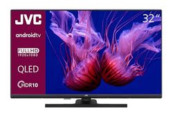 JVC QLED TV 32 Zoll Fernseher Full HD Android Smart TV (HDR, Triple-Tuner, Bluetooth) LT-32VQF545A [Energieklasse E] (LT-32VQF545A)