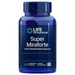 Life Extension, Super Miraforte, avec Chrysine et Maca, 120 Capsules végétaliennes, Testé en Laboratoire, Sans Gluten, Végétarien, Sans Soja, Sans OGM