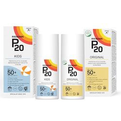 RIEMANN P20 Sun Cream For Kids SPF50+ 200ml + P20 Original SPF30 Spray 200ml, Advanced Sunscreen Protection High Performance, Triple Protection + Sweat Resistance, Durable Protects up to 10 Hours