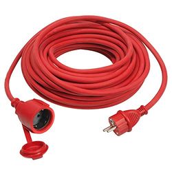 as - Schwabe 60270 - Cabo de extensão de borracha (15 m, H07RN-F 3G1,5, IP44), vermelho