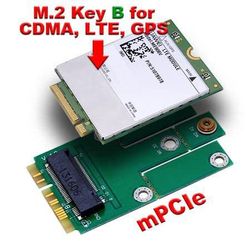 USB M.2 Key E to mini PCIe