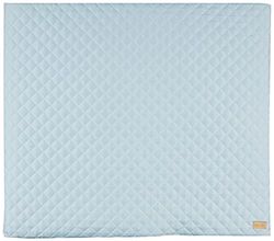 roba Skötbädd soft roba Style - 85 x 75 cm - Avtorkningsbar skötbädd - Baby skötbädd quiltad - Ljusblå