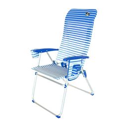 CREVICOSTA QUALITY MARK MARCAS DE CALIDAD 203-1 sterstoel, stevig, hoog, Oxford-weefsel, blauw