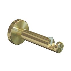 Flair Deco 11021204 – 0048 Suporte para varão de cortina (12 mm de diâmetro, 1 vias), distância à parede. 7,5 cm aberto, latão