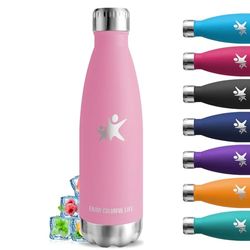 Borraccia Termica, Borraccia 750 ml, Senza BPA, Borraccia Acciaio Inox, Senza Perdite, Borracce Termiche, Mantiene Caldo per 12 Ore/Freddo 24 Ore, Borraccia Metallo per Scuole, Campeggio, Fitness