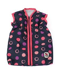 Bayer Chic 2000 792-20 docksovsäck för babydockor upp till 55 cm, dockkläder, docktillbehör, korallo