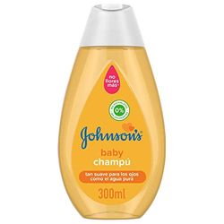 Johnson's Baby Champú Clásico Gold, Pelo Suave, Brillante y Saludable, Para Toda la Familia, de Uso Diario, 300 ml