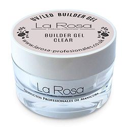 LaRosa Nails BUILDER GEL UV/LED Nail Gel, very GOOD ADHESIVE Properties CLEAR 30 ml