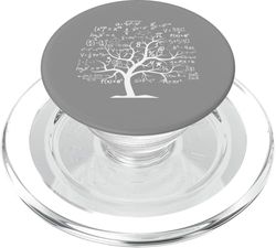Divertido árbol matemático. Donde la geometría se encuentra con la naturaleza PopSockets PopGrip para MagSafe