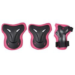 SMJ Sport BS-P003 kinderbeschermer set zwart en roze M