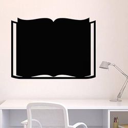 Ambiance - Adhesivo decorativo para pared (30 x 40 cm), color negro
