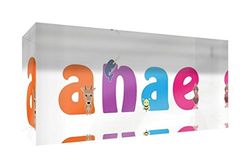 Little Helper Souvenir Décoratif en Acrylique Transparent Poli comme Diamant Style Illustratif Coloré avec le Nom de Jeune Fille Anae 5 x 15 x 2 cm Petit