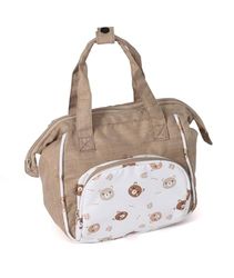 Bayer Chic 2000 - Poppenluiertas, luiertas voor poppen, poppenaccessoires, poppentas, beertjes, beige