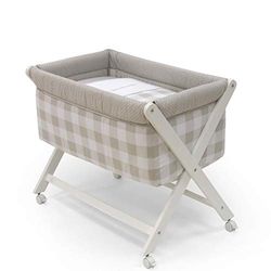 Cambrass Wieg X Hout (46 x 78 cm, Bebe Grijs/Wit)