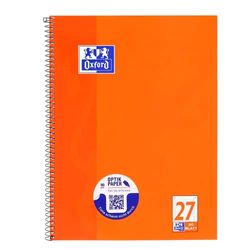 Oxford College 384408037/100050360 Anteckningsblock 80 Sidor, Orange, A4