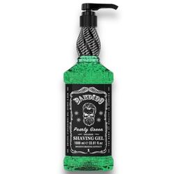 Gel de Afeitar Bandido para Hombre (1000 ml) Transparente, Afeitado Preciso, No Espumoso, para Contorno de Barba Con Cualquier Hoja o Navaja (Verde)