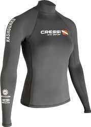 Cressi Rash Guard Lady Dive Center - Dames Beschermhemd Met Lange Mouwen in Elastische Stof Met Uv (Upf) 50+ Zonbescherming