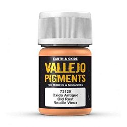 Vallejo Modeling Effects Pigmenti - Pigmento per l'utilizzo con modelli in plastica, Marrone (Old Rust), 35 ml (Pack of 1)
