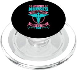 Enfermeras de hospicio celebrando la vida hasta el final Enfermera de hospicio PopSockets PopGrip para MagSafe
