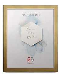 aFFa frames Hekla - Marco de fotos MDF (24 x 30 cm), color dorado