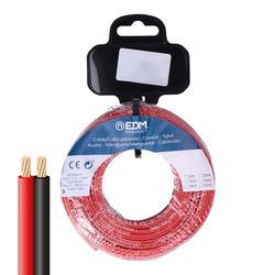 Parallelle kabel 2 x 1,5 mm, rood/zwart, 15 m (audio). Ideaal voor audio-verbindingen, hoge kwaliteit en duurzaamheid. Perfect voor professionals en liefhebbers van geluid.