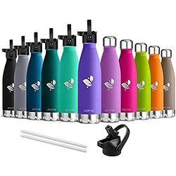 AORIN Vacuum Insulated Stainless Steel Water Bottle - 750ml - 24 hrs Cooling & 12 hrs Keep Warm - BPA Free - Mental Water Bottle for Work, Gym, Travel, Sports
