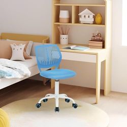 FurnitureR Silla Infantil de Escritorio Regulable en Altura, Colorida Silla Juvenil ergonómica con Respaldo y reposabrazos, Silla Infantil con 5 Ruedas, para niños de 3 a 10 años, Carga máxima 100 kg
